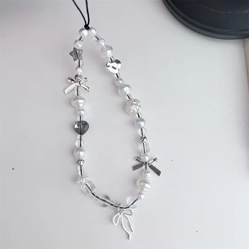 Cadena de móvil para cuna universal con lazo corazón y colgante - imagen 4