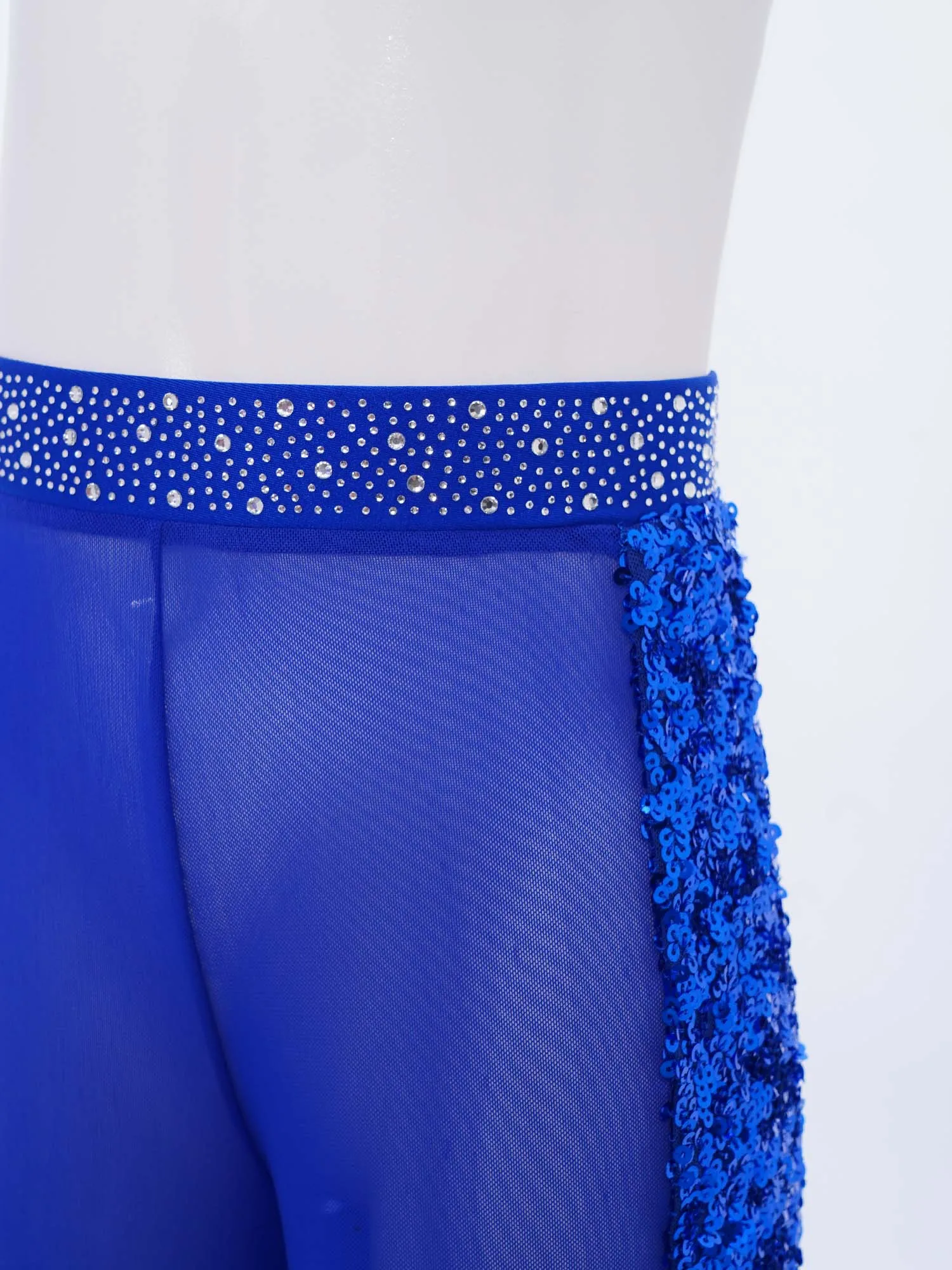 Pantalones de baile jazz para pierna ancha con cintura elástica - imagen 2