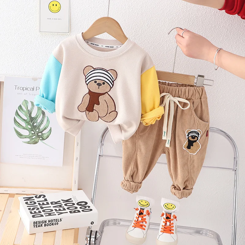 Pack ropa niños: camiseta divertida y pantalón casual para primavera - imagen 2