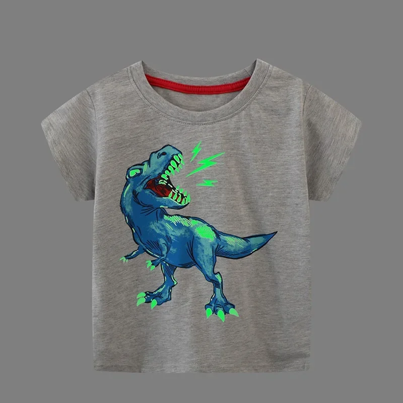 Detalle del diseño de dinosaurio luminoso