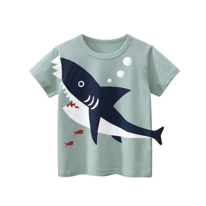 Camisetas de verano manga corta para niños, prenda interior