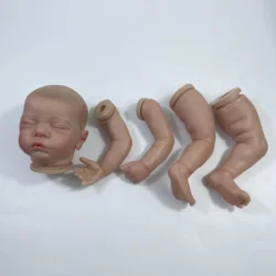 Muñeca Reborn Romy kit de manualidades con pestañas enraizadas y tela