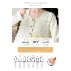 Blusa de maternidad en algodón con bordado corazón cómoda suave