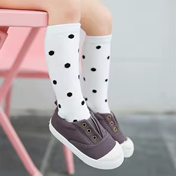 Calcetines de algodón para niños de tubo medio con dibujos animados