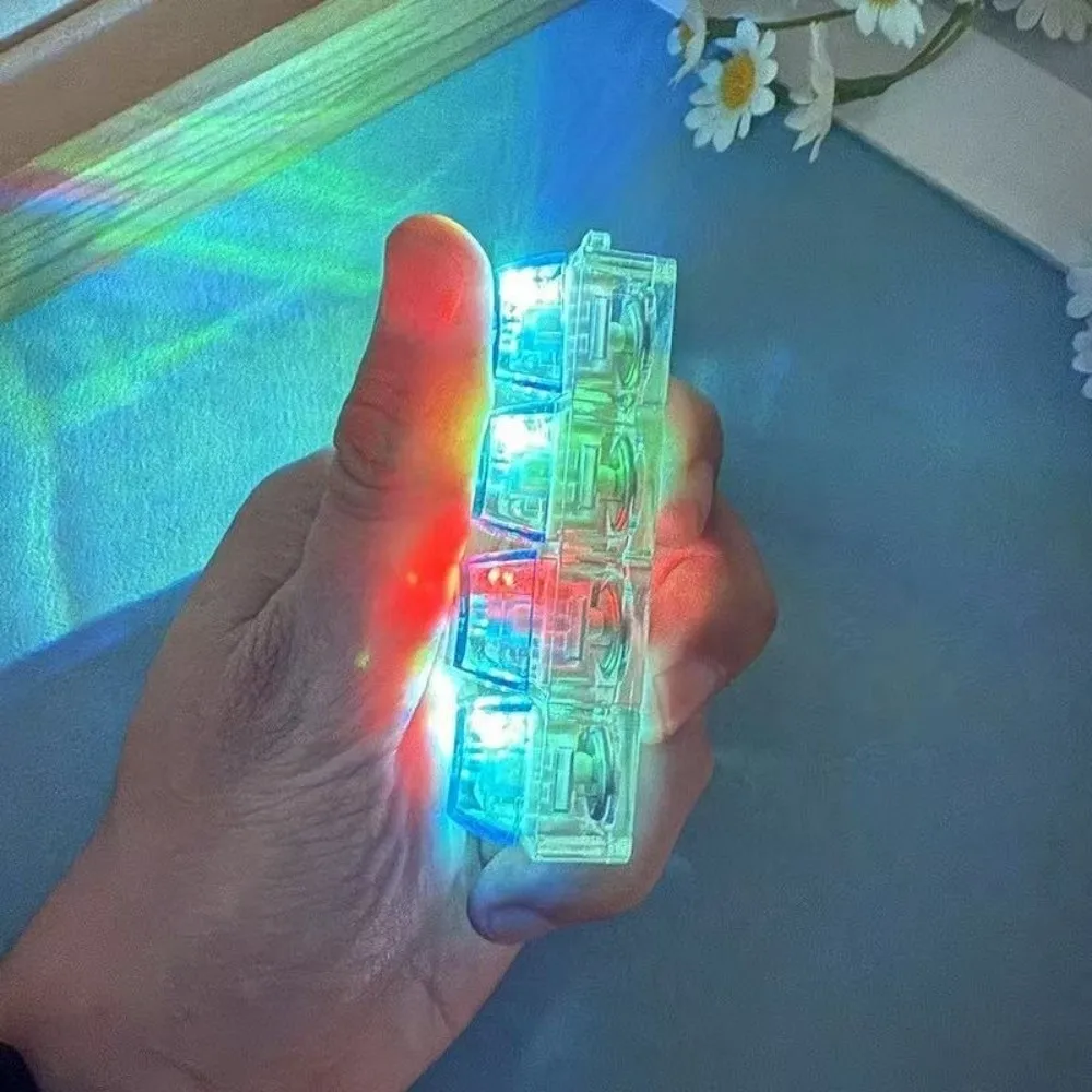 Teclado antiestrés infantil con teclas luminosas LED y eje transparente - imagen 5