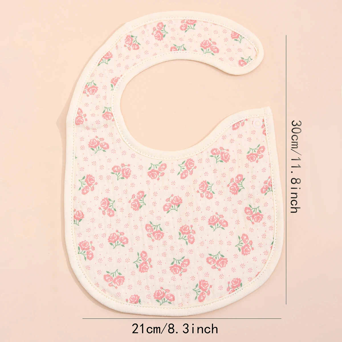 Baberos impermeables de algodón para bebé – suaves y absorbentes - imagen 2