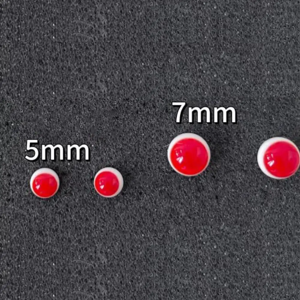 Ojos acrílicos falsos con acabado tipo cristal