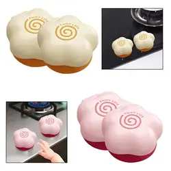 Protector de mandos de cocina a prueba de niños, flor