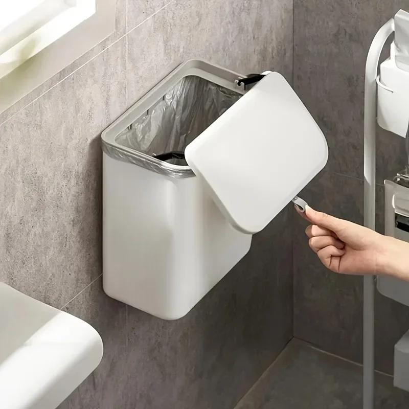 Cubo de cocina de plástico fácil de mantener