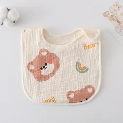 Baberos bandana de gasa algodón para bebé – absorción saliva