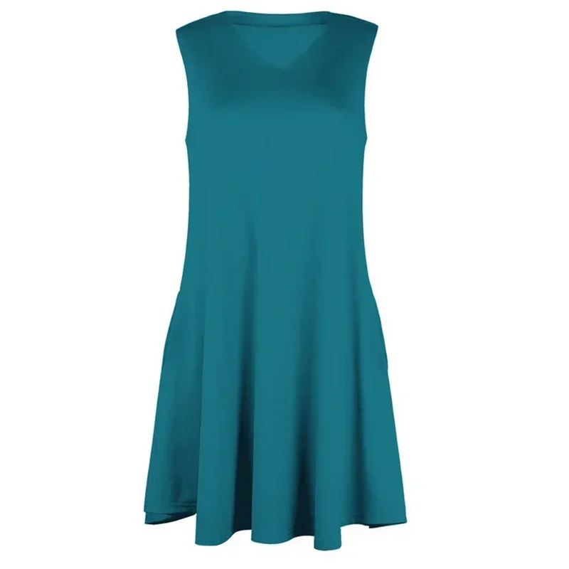 Vestido premamá largo de algodón elegante y holgado para otoño - imagen 5