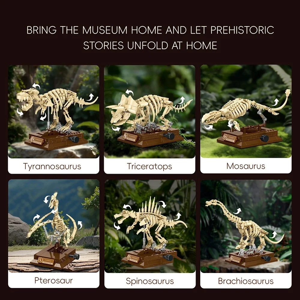 Bloques de dinosaurio Pterosaurio educativos STEM para niños - imagen 5