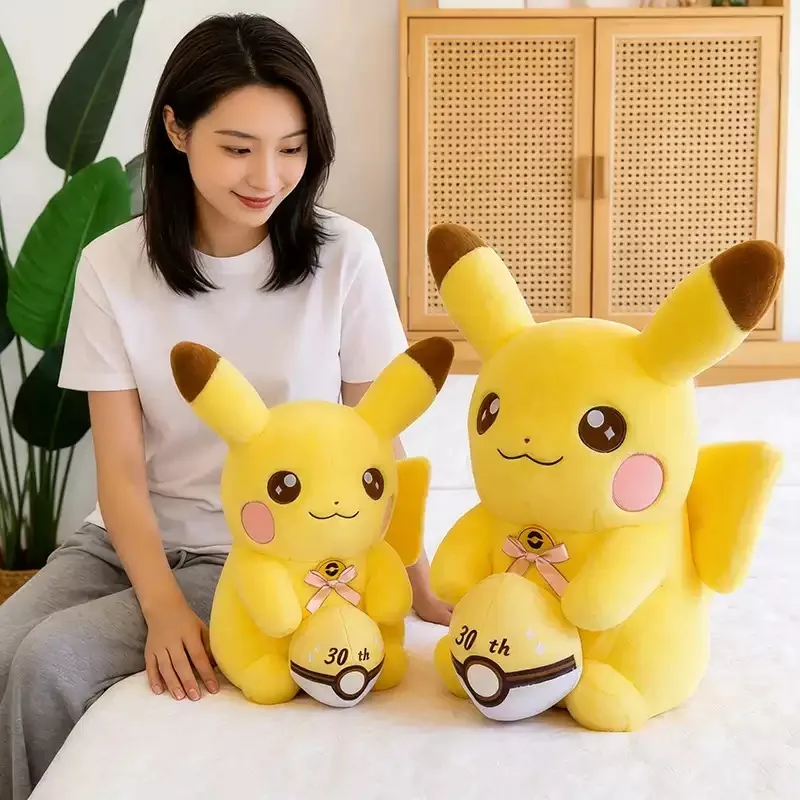 Peluche Pikachu Pokémon suave tipo cojín, para sofá y cama - imagen 3