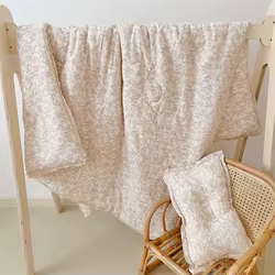 Edredón muselina floral infantil – Algodón suave niños y niñas