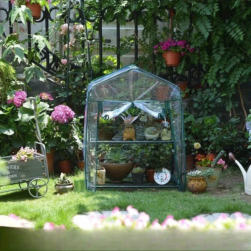 Cubierta de invernadero plástico transparente para flores y verduras - imagen 5