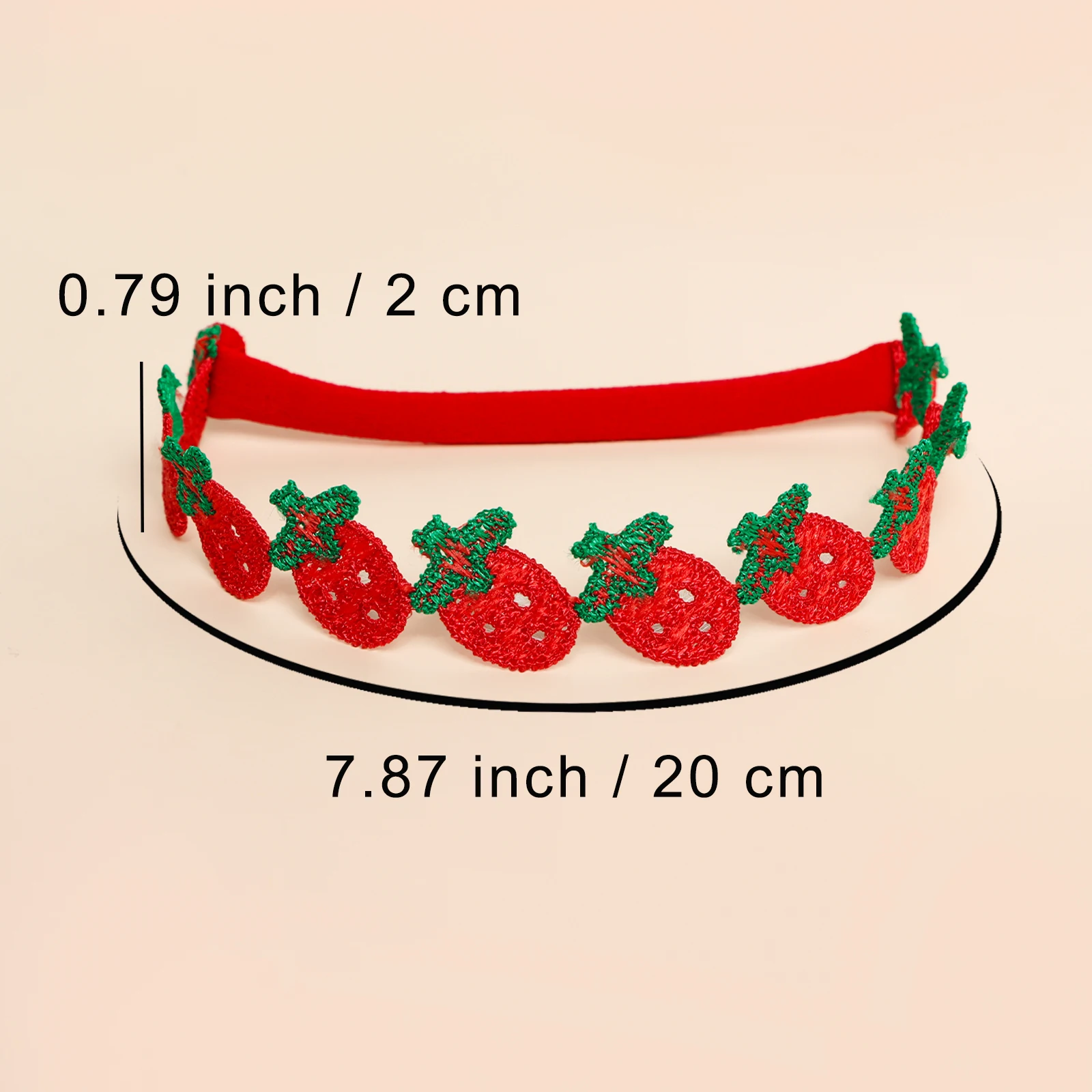Diadema de nailon lisa para niña, color sólido
