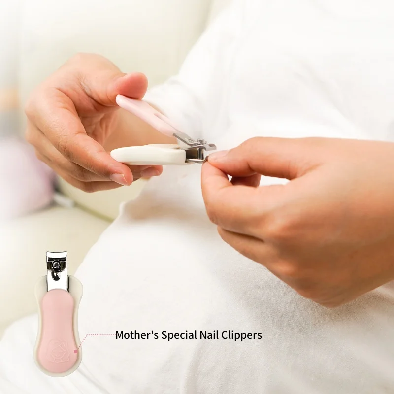 Cortaúñas bebé portátil antiarañazos para mamá y recién nacidos - imagen 5
