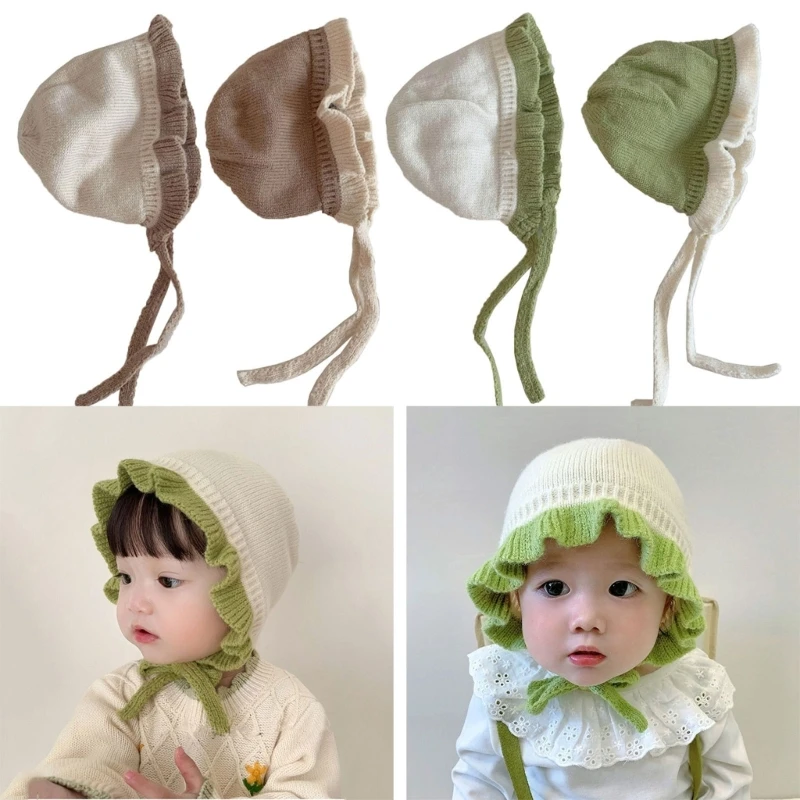 Gorro con orejeras de punto para bebé y niño, abrigo invierno - imagen 3