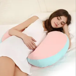 Almohada de embarazo en U con soporte para abdomen y lactancia