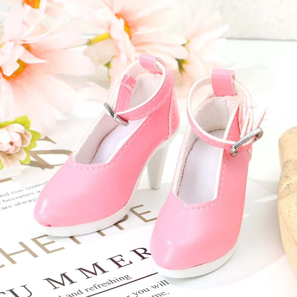 Botas miniatura PU premium de lujo para muñecas con tacón elegante - imagen 4