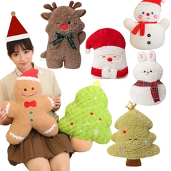 Almohada infantil de peluche Navidad con diseño festivo