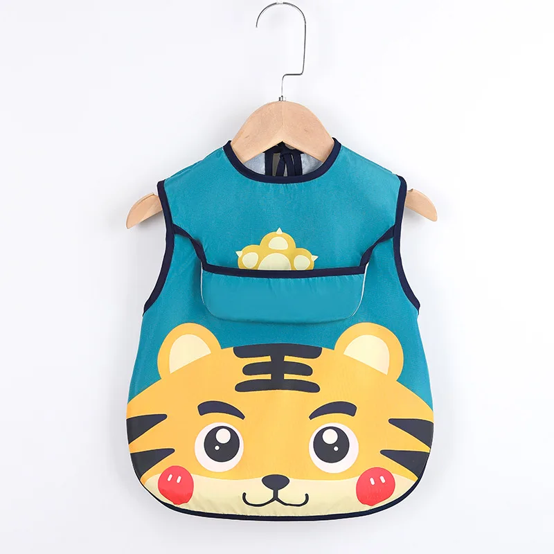 Delantal de alimentación impermeable para bebés y niños - imagen 4
