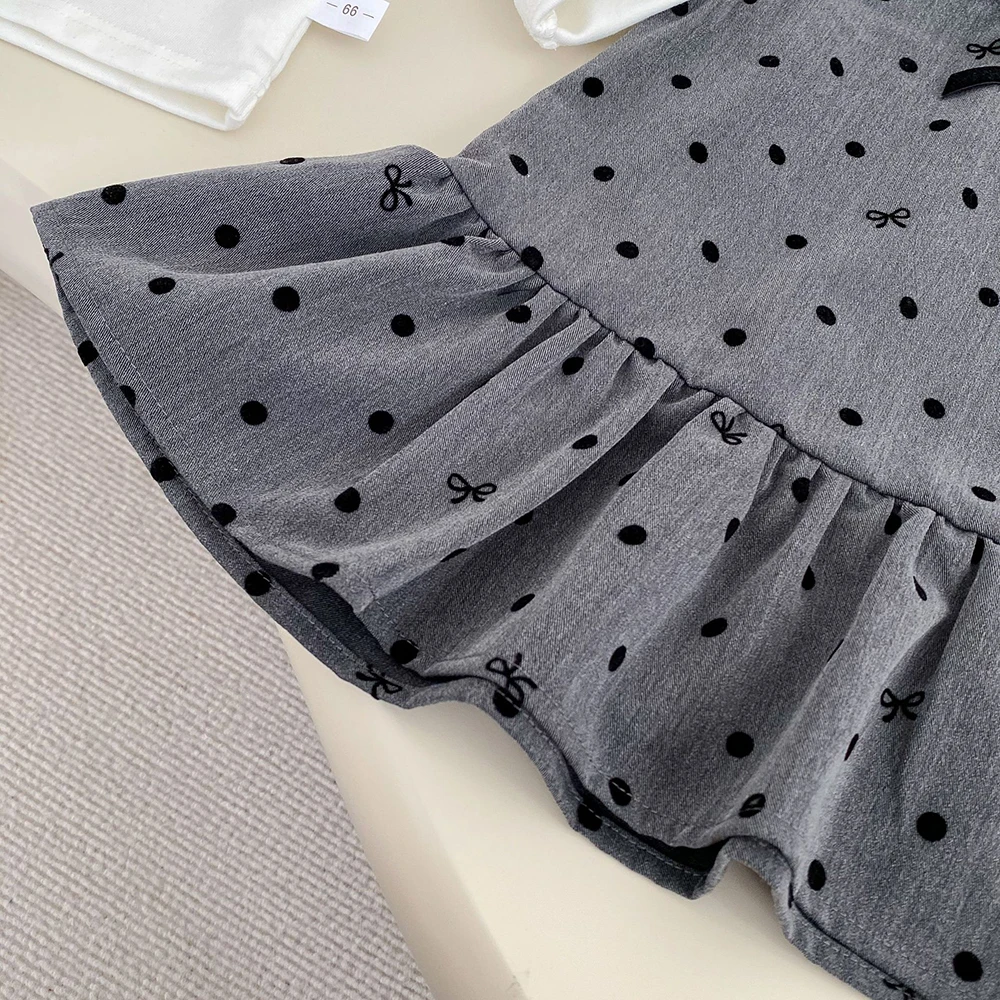 Vista del conjunto y caída del vestido