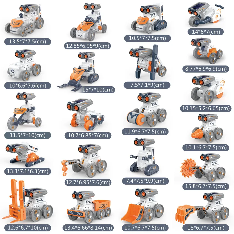 Robot solar educativo 21 en 1 para niños - Kit STEM DIY creativo - imagen 5