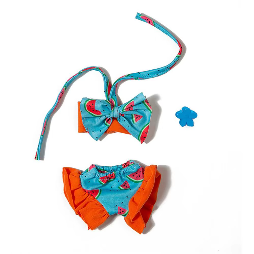 Vestido floral playero para muñecas – Ropa de baño verão - imagen 2