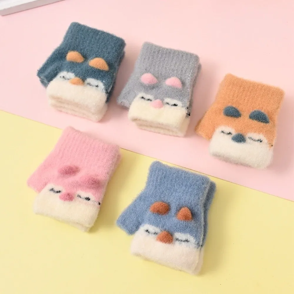Guantes de invierno para niños – dibujos cálidos antiviento con forro - imagen 5