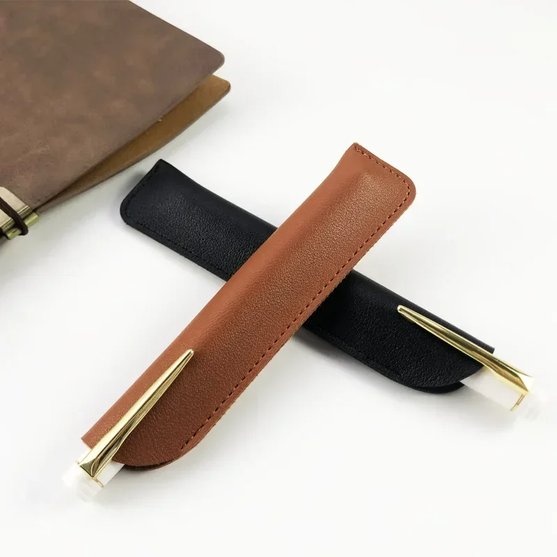 Funda de cuero PU para bolígrafo – Estuche de bolsillo estilo retro - imagen 3