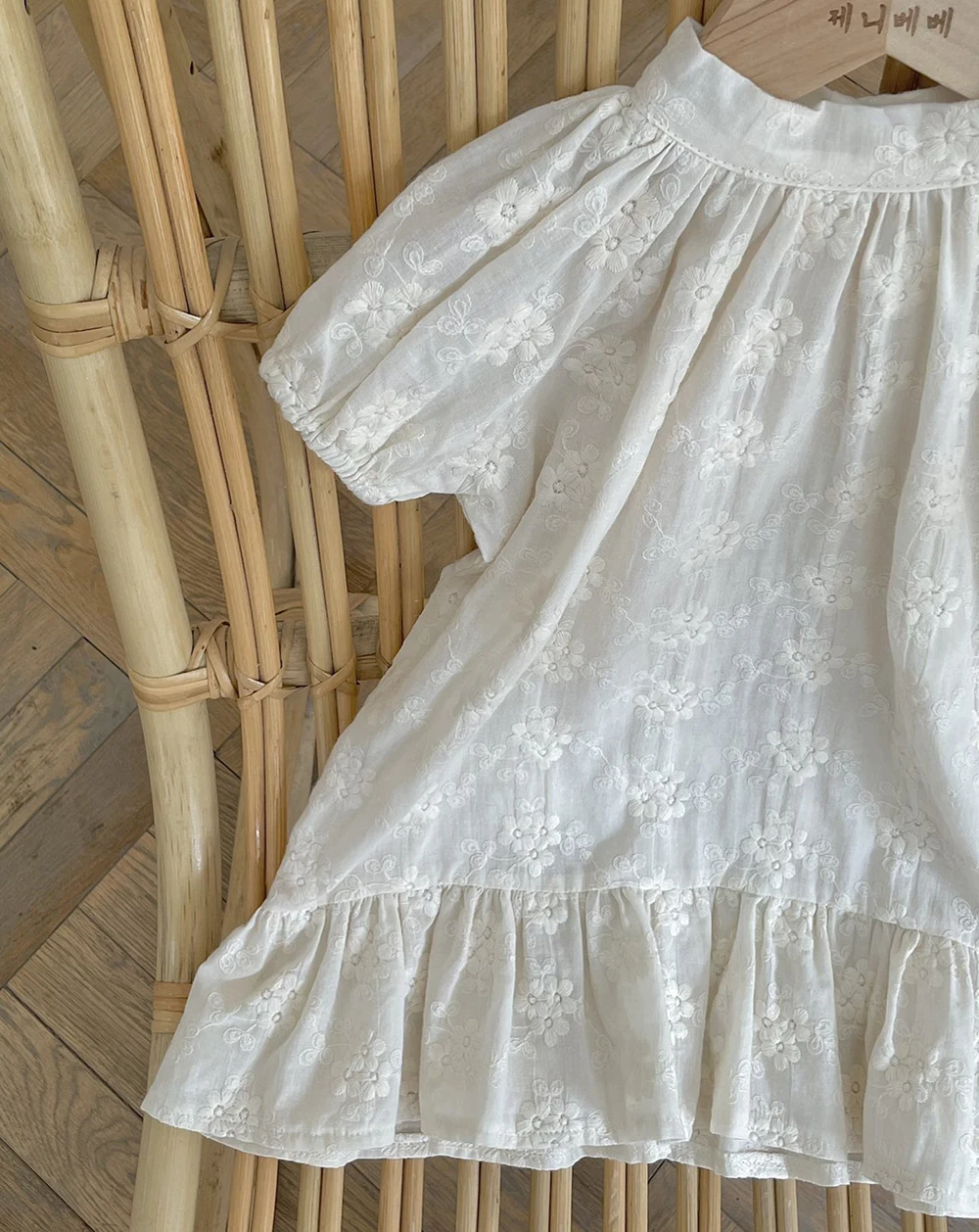Vestido de verano infantil con bordado para cumpleaños - imagen 4