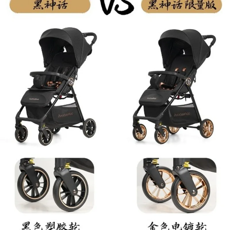 Cochecito ligero plegable con un clic – Ideal para paseos con bebé - imagen 3