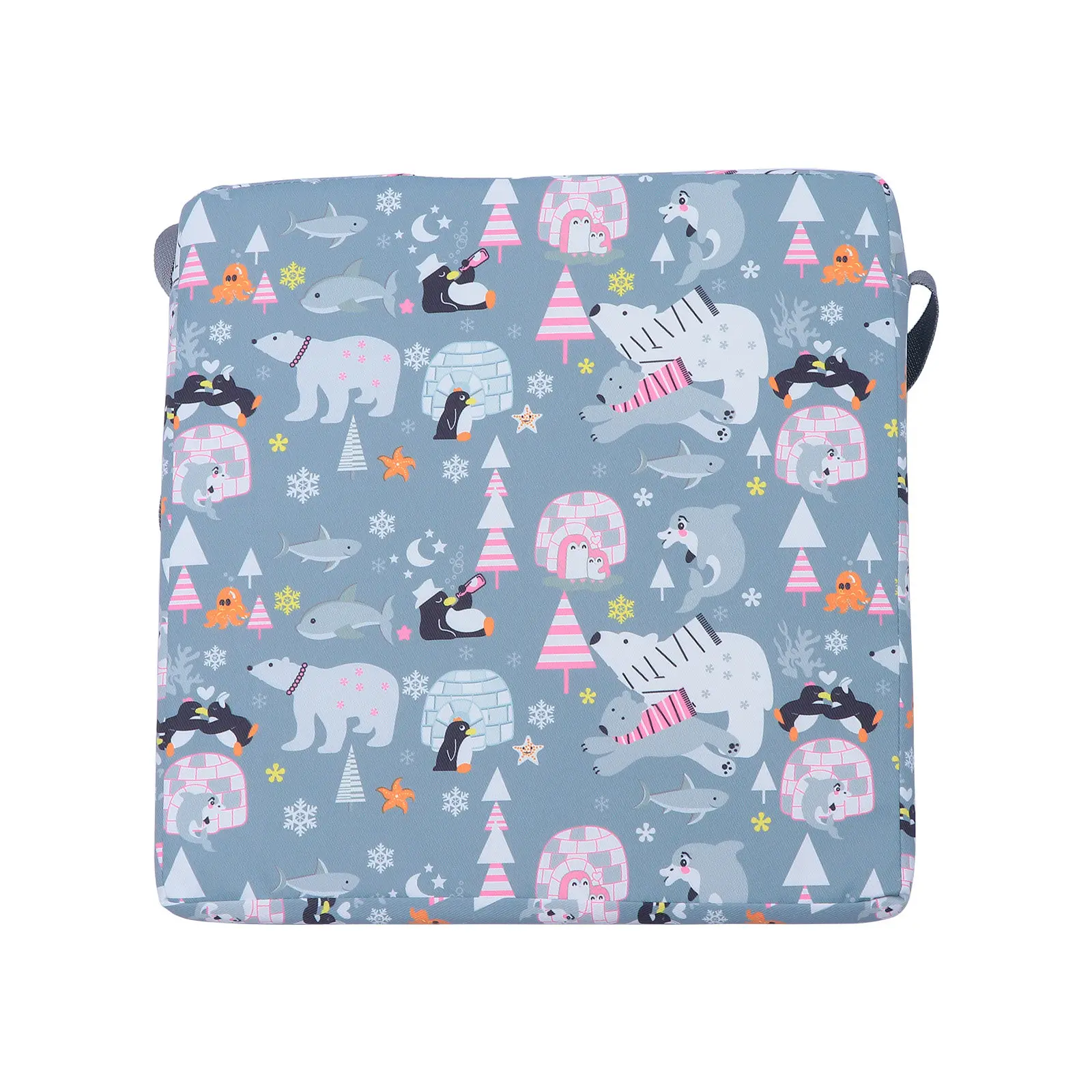 Cojín para silla de comedor infantil extraíble anticaída con dibujos