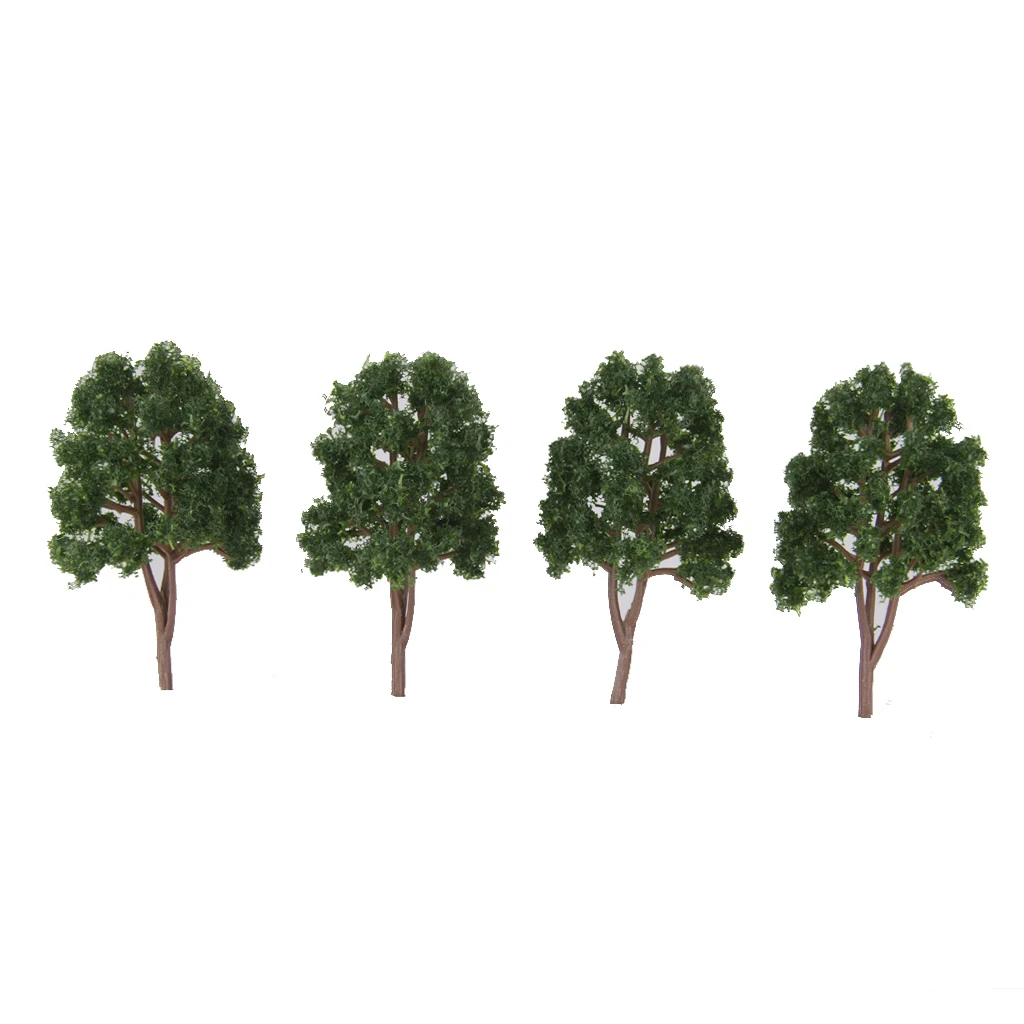 Conjunto de árboles en base de maqueta
