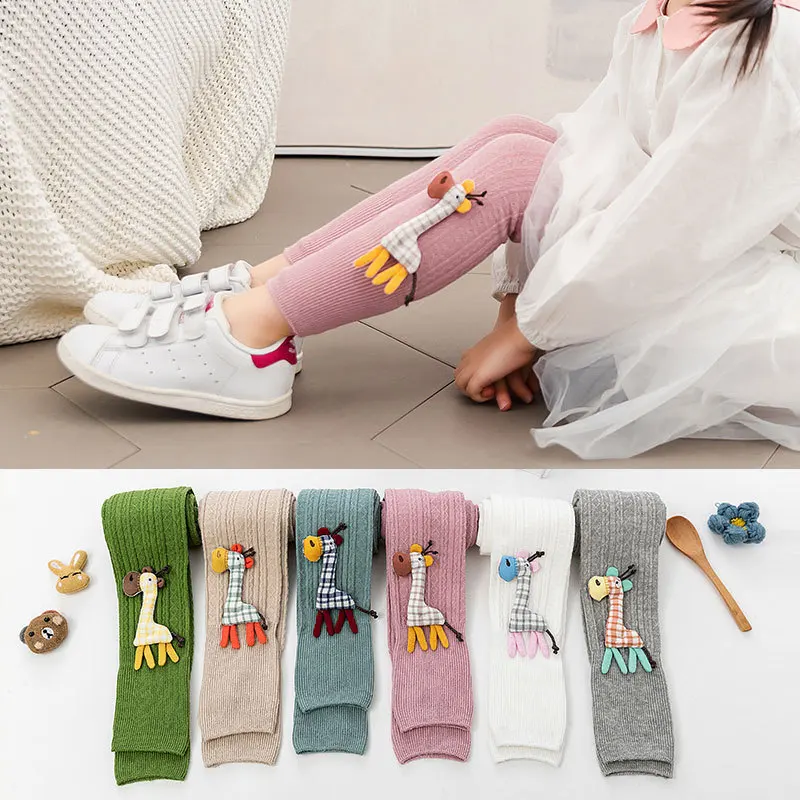 Pantalones de algodón para niña – Mallas suaves primavera y otoño
