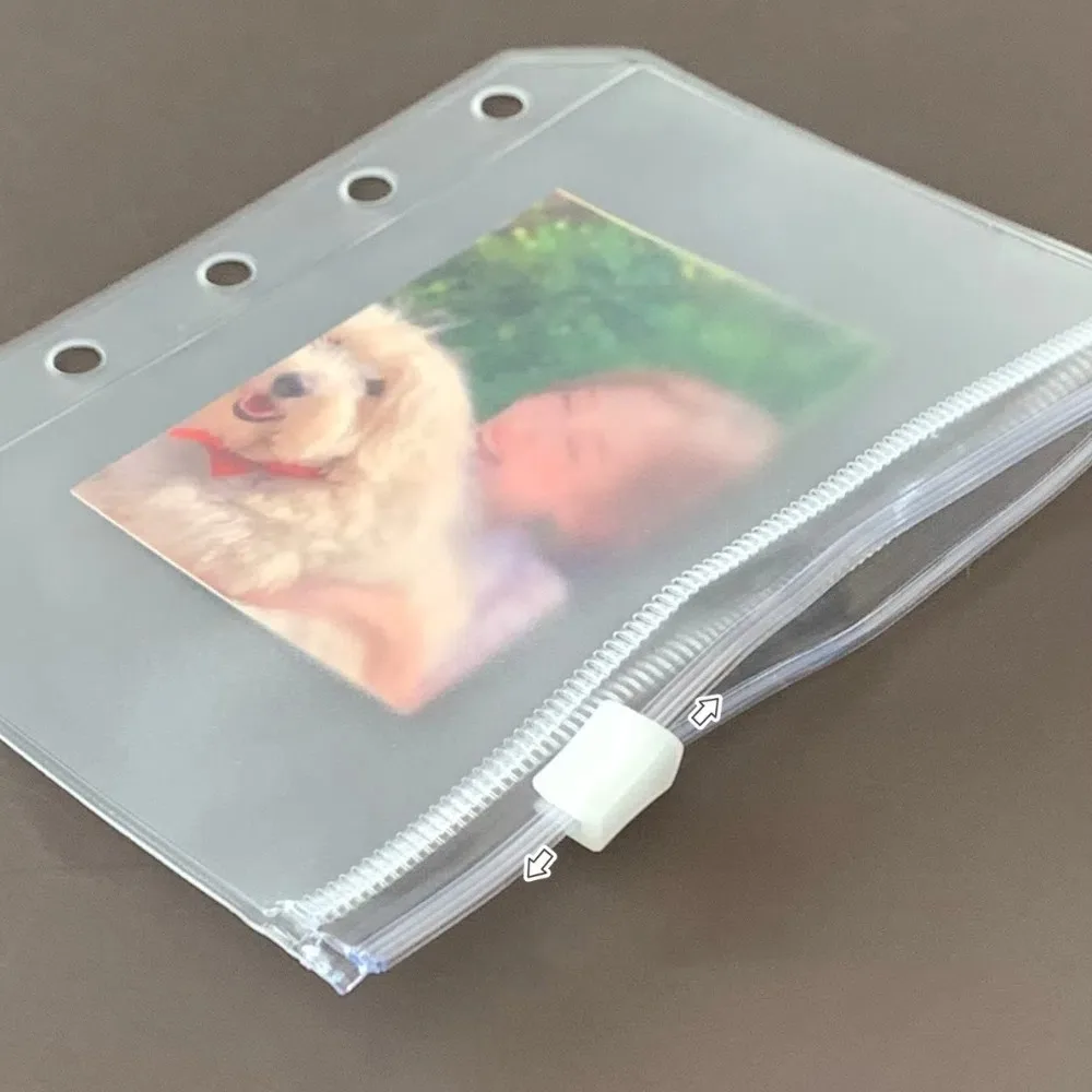 Separadores de páginas con anillas para índice, recambio PVC