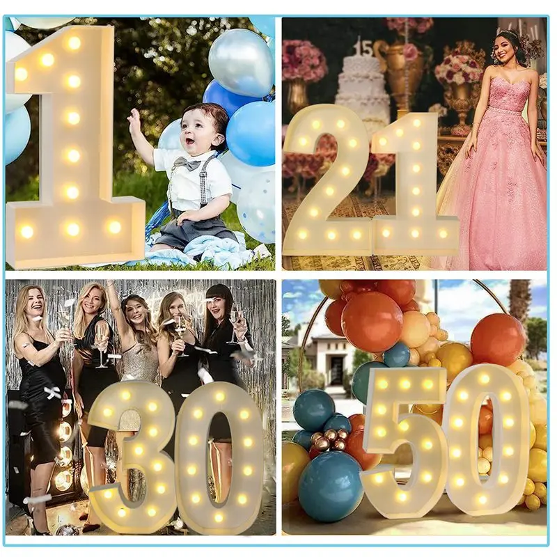 Kit de globos gigantes para Baby Shower, cumpleaños y bodas - imagen 5