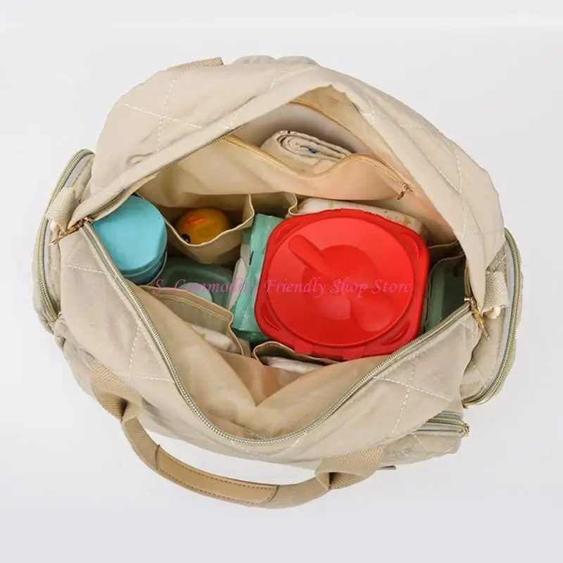 Mochila cambiador 85ae resistente con compartimentos para pañales - imagen 5