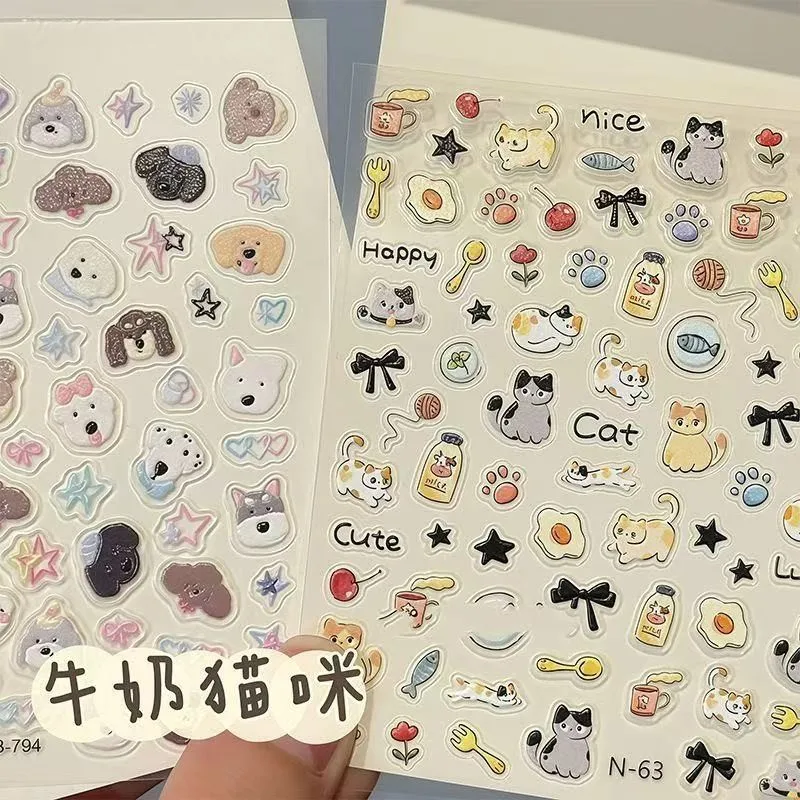 Pegatinas 3D con relieve para decorar cuadernos – Estilo japonés - imagen 3