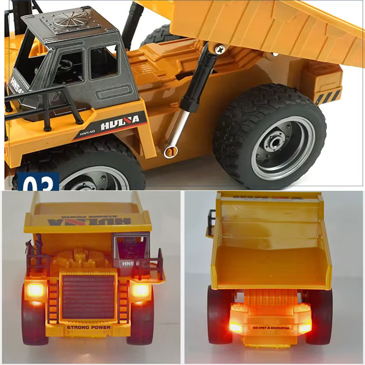 Huina 534 camión teledirigido RC con suspensión para niños - imagen 4