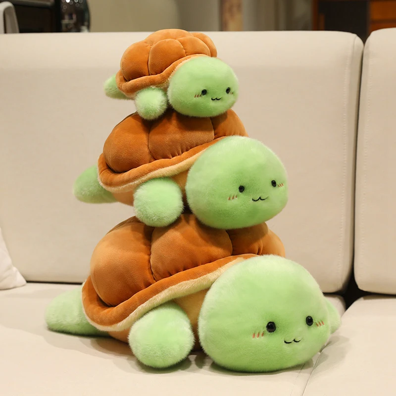 Peluche tortuga marina suave grande para dormir y decorar - imagen 3