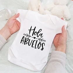 Mono de bebe estampado con diseno espanol - regalo para recien nacido