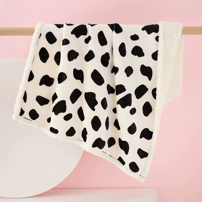 Manta bebé de franela de invierno tipo colcha suave para cochecito - imagen 5