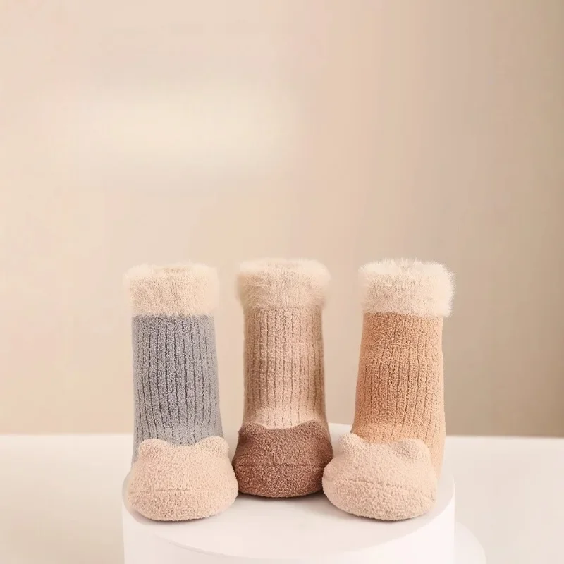 Calcetines antideslizantes gruesos para niños 1-5 años - Invierno - imagen 3
