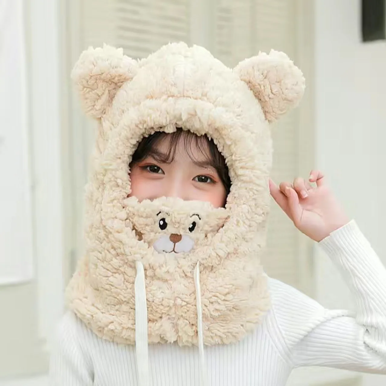 Gorro de felpa con orejeras para niño – Cálido cortavientos invierno - imagen 5