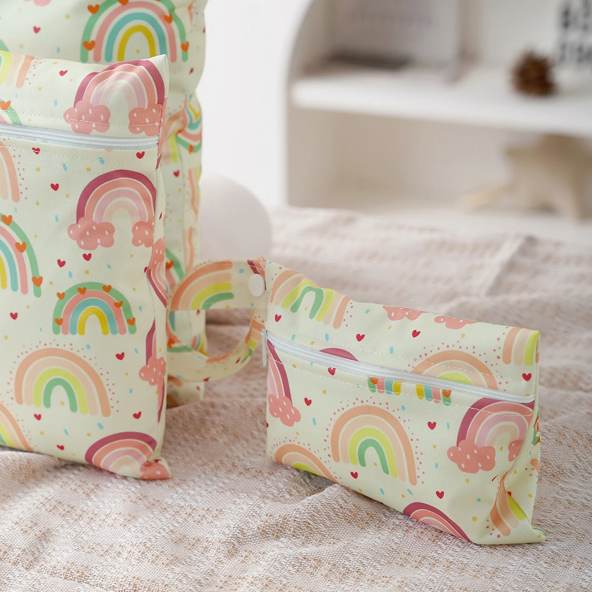 HappyFlute Bolsa para pañales – Organizador de viaje húmedo y seco - imagen 3