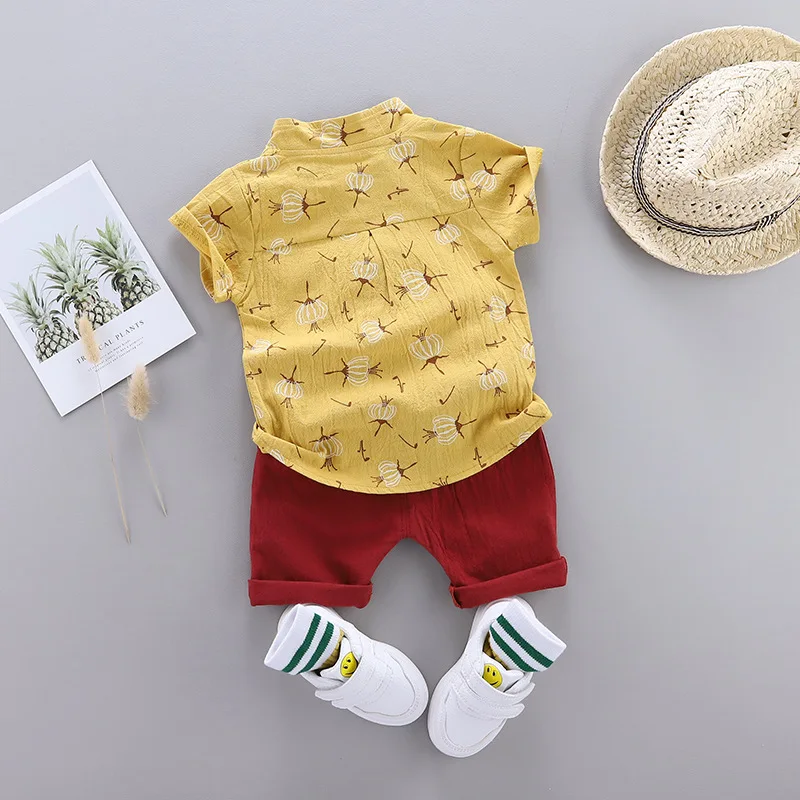 Conjunto deportivo de verano para niño – Camiseta y pants cortos - imagen 4