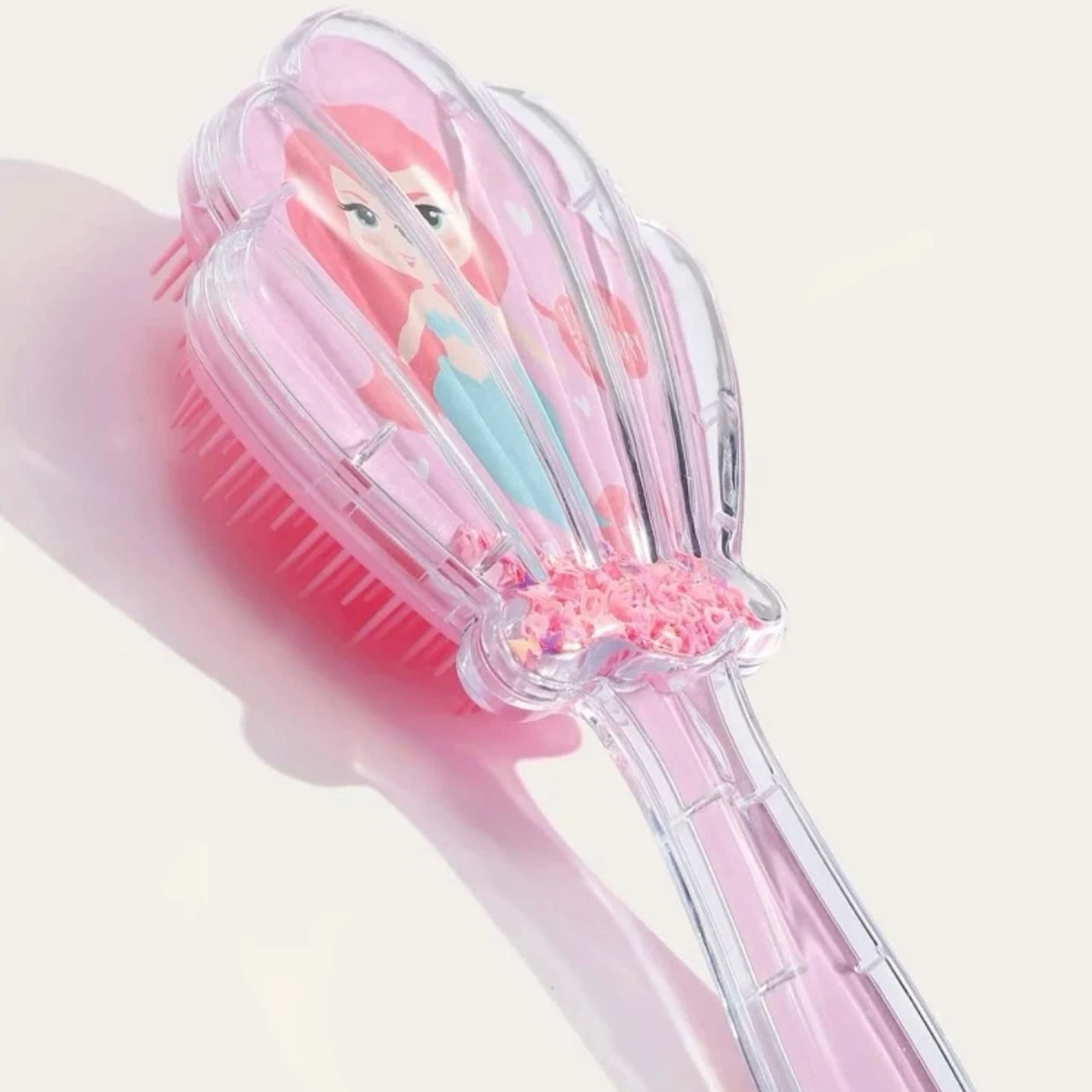Cepillo húmedo desenredante para niñas – Diseño sirena - imagen 2