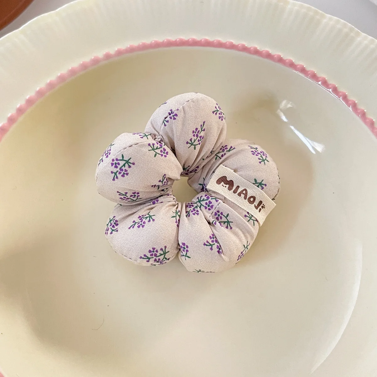 Diadema floral infantil – Accesorio de algodón para bebé - imagen 5